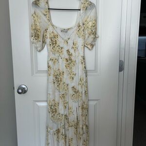 Floral Print Women's midi Dress